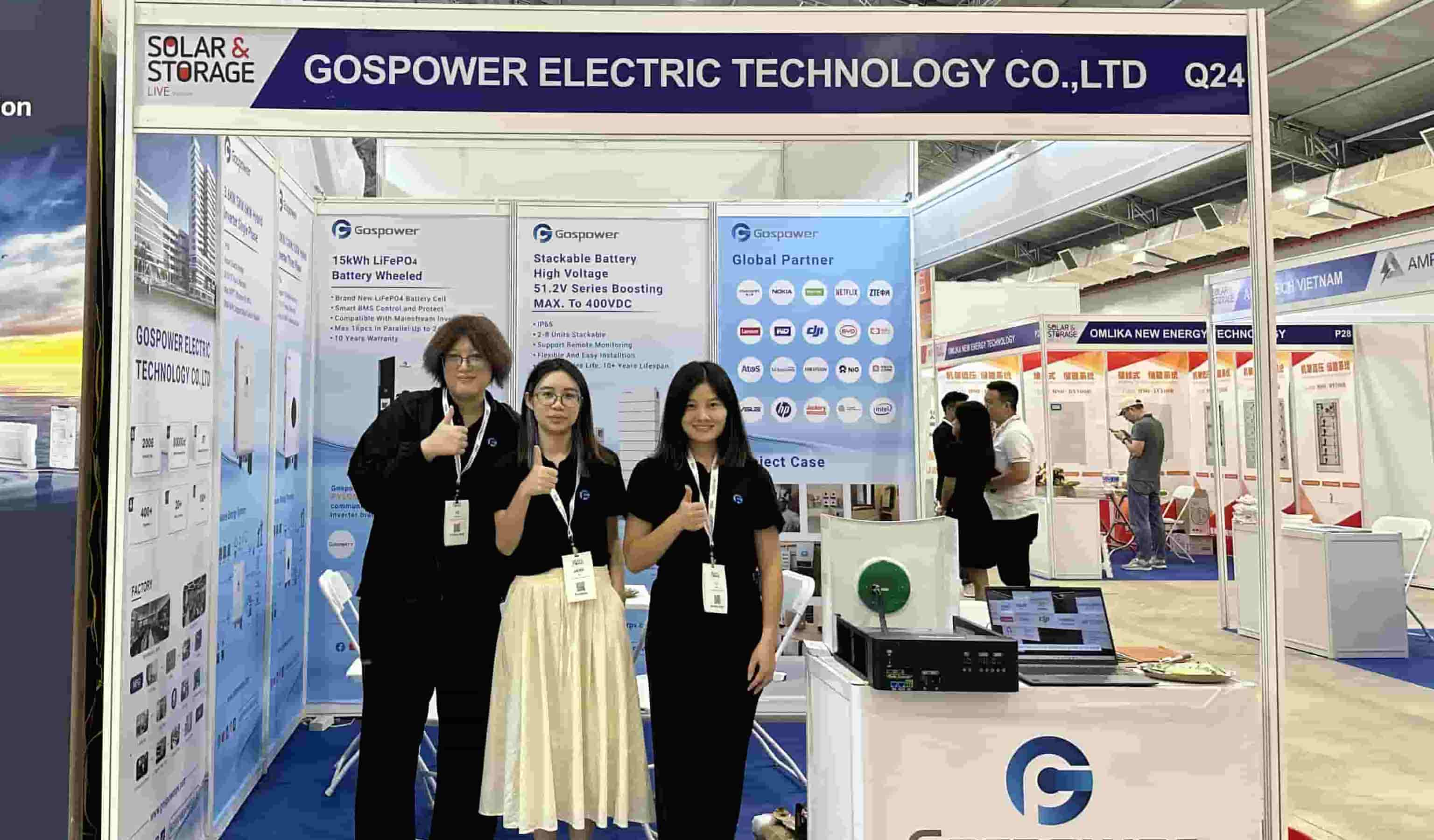 GOSPOWER သည် 2024 Solar & Storage Live Vietnam တွင် Smart Solar Solutions များကို တင်ဆက်ပေးပါသည်။