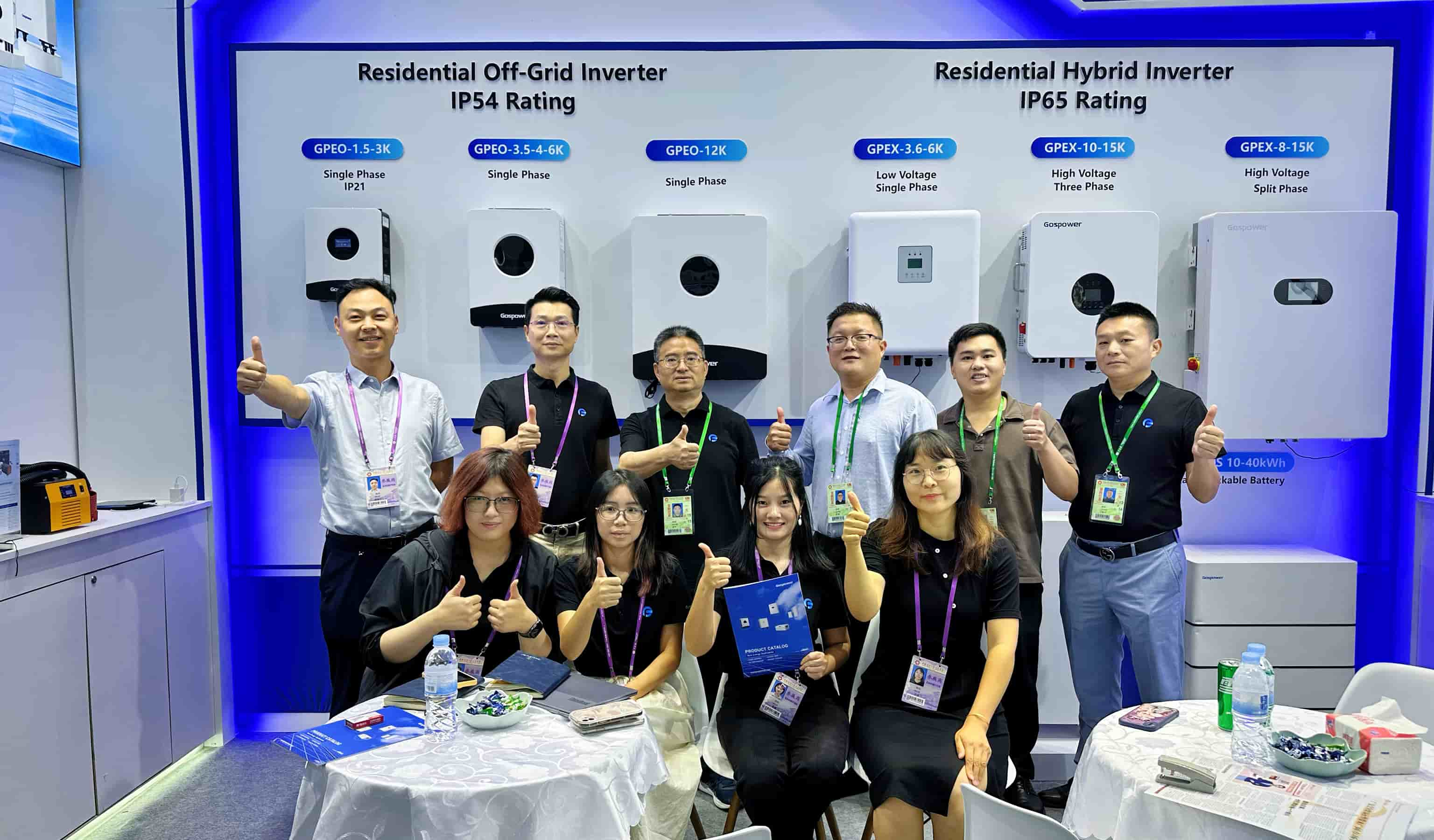 GOSPOWER သည် ၁၃၆ ကြိမ်မြောက် Canton Fair တွင် ပြည့်စုံသော နေရောင်ခြည်စွမ်းအင်နှင့် စွမ်းအင်သိုလှောင်မှုဖြေရှင်းချက်များအား ထုတ်ဖော်ပြသခဲ့သည်